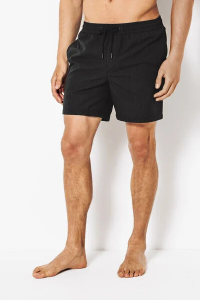 Maillot de bain seersucker uni