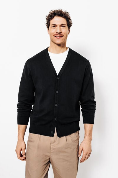 Gilet cardigan boutonn&eacute;