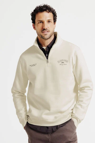 Sweat col montant animation