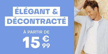 Casual chic à partir de 15€99